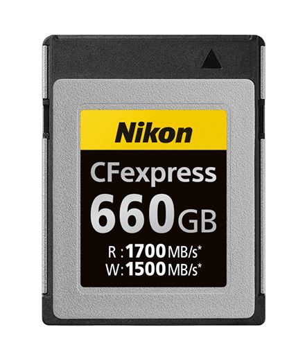 Представлена карта-памяти Nikon CFexpress Type B 660Гб