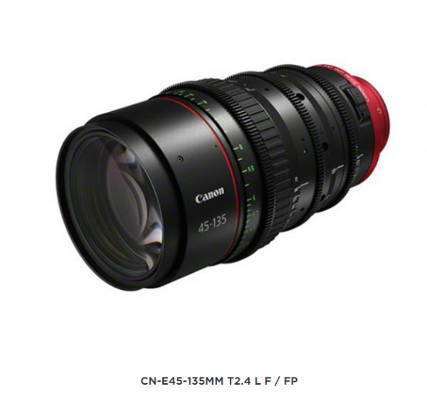 Представлены кинообъективы Canon CN-E 20-50mm T2.4 и CN-E 45-135mm T2.4 LF/FP