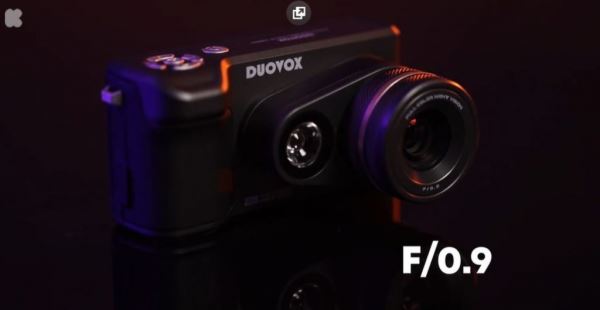 Разрабатывается камера Duovox Mate Pro: съемка в полной темноте, 22 ступени ДД, 2К