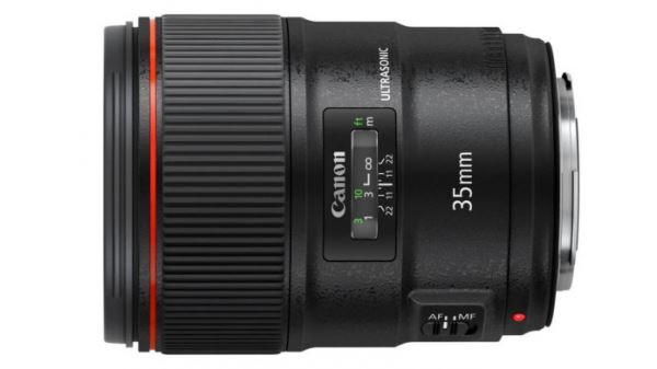 Будет представлен объектив Canon RF 35mm F/1.2L USM